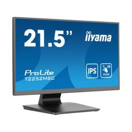 Monitor dotykowy IIYAMA 21.5'' PROLITE T2252MSC-B2 (czarny, pojemnościowy, ultra cienka ramka)