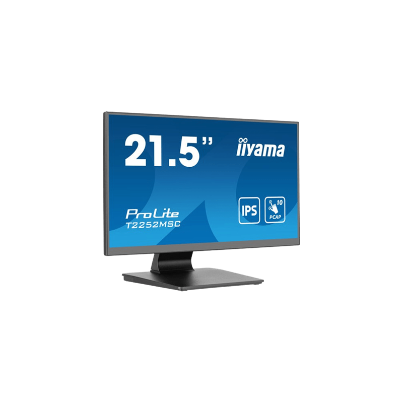 Monitor dotykowy IIYAMA 21.5'' PROLITE T2252MSC-B2 (czarny, pojemnościowy, ultra cienka ramka)