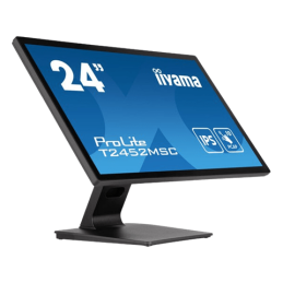 Monitor dotykowy IIYAMA 24'' PROLITE T2452MSC-B1 (czarny, pojemnościowy, Edge to edge glass)