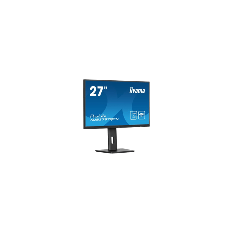 Monitor IIYAMA 27'' ProLite XUB2797QSN-B1 (czarny, bezramkowy) / stacja dokująca