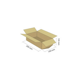 Karton klapowy T-BOX 3W 290x190x130 mm