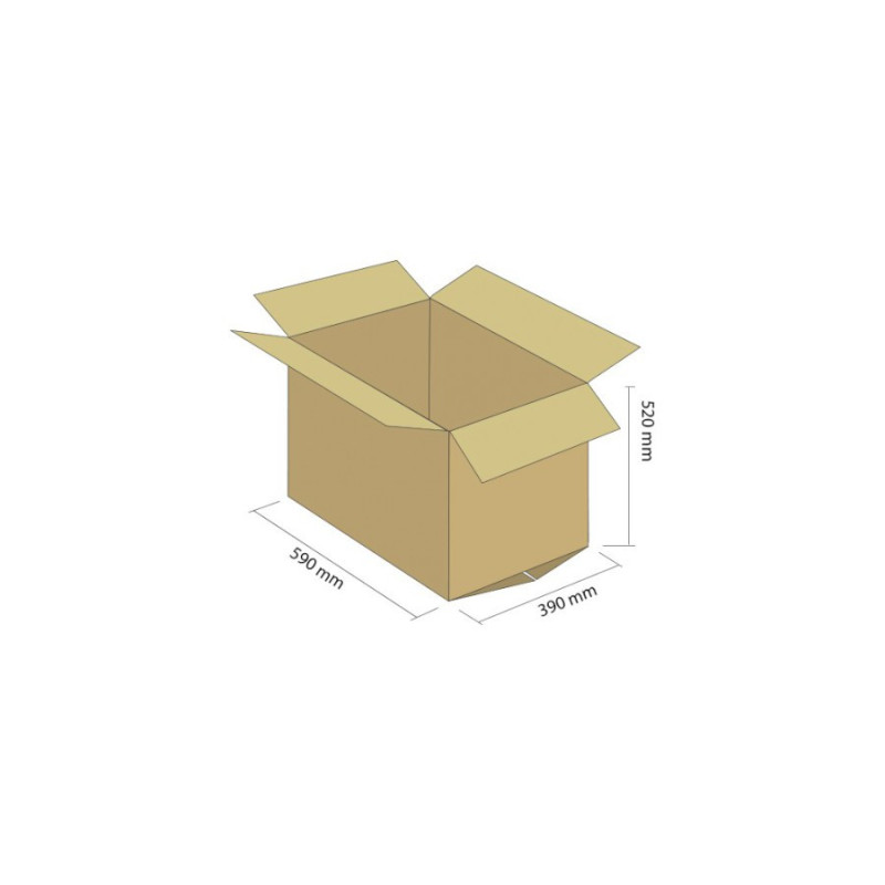 Karton klapowy T-BOX 5W 590x390x520 mm Karton klapowy T-BOX 5W 590x390x520 mm