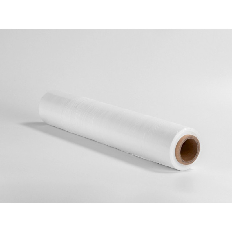 Folia stretch T-Flexi biała ręczna 23 mikrometry 2,3kg Folia stretch T-Flexi biała ręczna 23 mikrometry 2,3kg