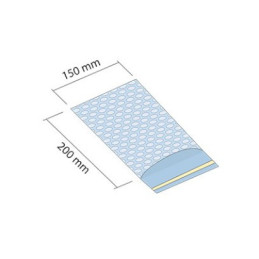 Woreczek z folii bąbelkowej 150x200 mm z klapką samoprzylepną 50mm 1100 sztuk