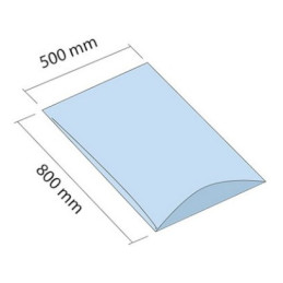 Worek LDPE 500x800 mm grubość 30 mikrometrów 250 sztuk