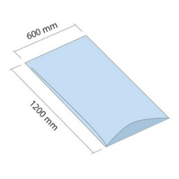 Worek LDPE 600x1200 mm, grubość 100 mikrometrów 100 sztuk