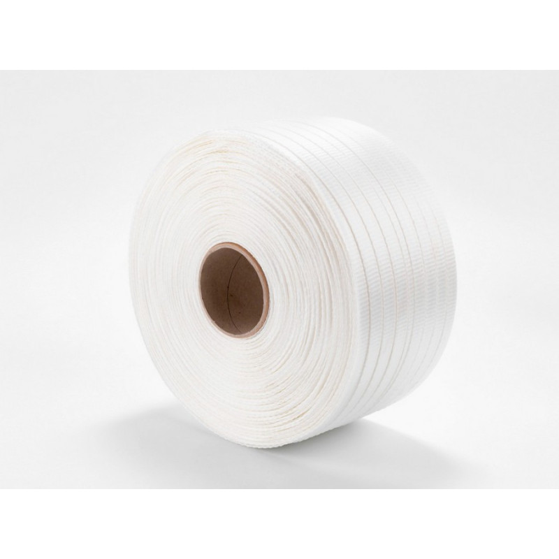 Tkana taśma spinająca PES 13 mm o nawoju 1100 m Tkana taśma spinająca PES 13 mm o nawoju 1100 m