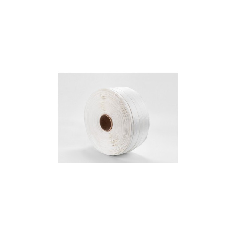 Tkana taśma spinająca PES 19 mm o nawoju 600 m Tkana taśma spinająca PES 19 mm o nawoju 600 m