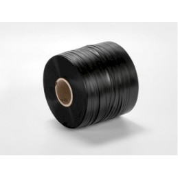 Czarna taśma spinająca PP 5,5 x 0,35 mm o nawoju 1700 m