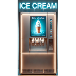 Automat vendingowy do lodów włoskich