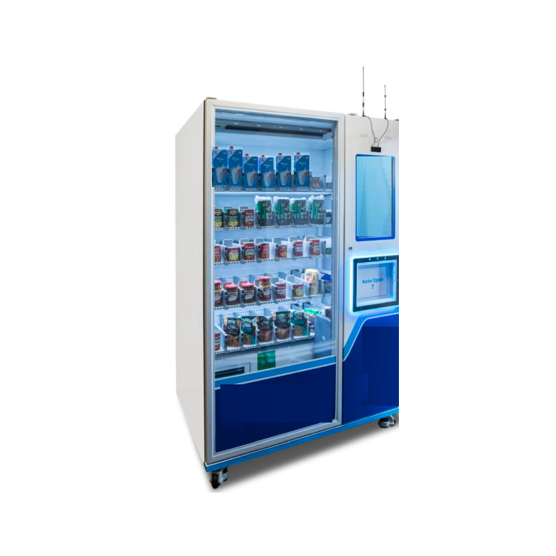 Mikromarket - automat vendingowy z windą w środku Mikromarket - automat vendingowy z windą w środku