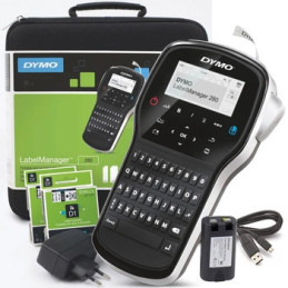 Drukarka etykiet DYMO LabelManager 280 180dpi szer. do 12mm 2 taśmy i walizka