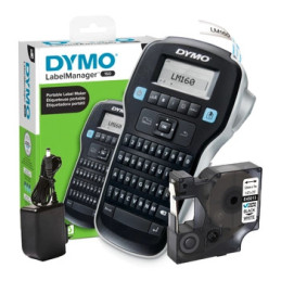 Drukarka etykiet DYMO LabelManager 210D+ 180dpi  do 12mm walizka w zestawie