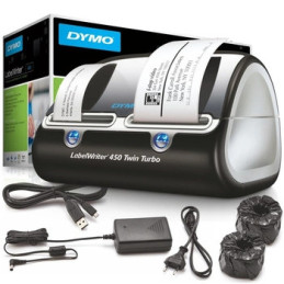 Drukarka etykiet DYMO LabelWriter 450 Twin Turbo 300dpi do 62mm  USB / PC