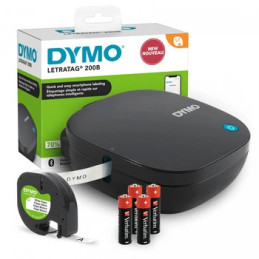 Drukarka etykiet DYMO LetraTag LT 200B 200dpi do 12mm PC / BT + baterie