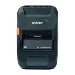 Mobilna drukarka etykiet Brother RJ3250WBL 203dpi do 80mm USB / PC / Tel /  BT / MFi / LAN / Wi-Fi / AirPrint