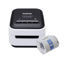 Drukarka etykiet Brother VC-500W ZINK 313dpi do 50mm USB / PC / Wi-Fi / AirPrint + 3 szt. taśm
