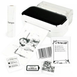 Mini drukarka etykiet Phomemo M03 biała 203dpi do 80mm PC / Tel / Bluetooth
