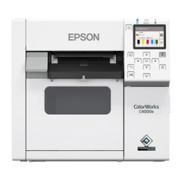 Drukarka etykiet Epson ColorWorks C4000e (mk) 1200 dpi do 108mm USB / PC / Mac / Ethernet
