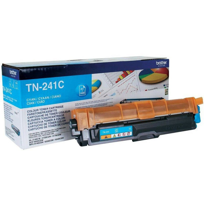 BROTHER TN-241M TONER CART MAGENTA/CYAN.